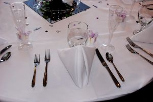 wedding table setting