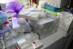 wedding gift table